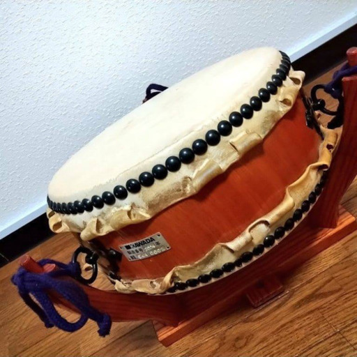 中型和太鼓 伝統的な編み込み装飾 中型和太鼓 伝統的な編み込み装飾