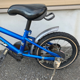 【引き渡し予定者様決定】子供用自転車　訳あり(ペダル）14インチ　ヘルメット付の画像