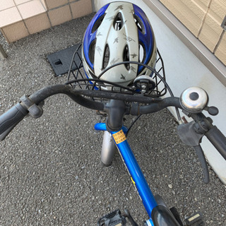 【引き渡し予定者様決定】子供用自転車　訳あり(ペダル）14インチ　ヘルメット付の画像