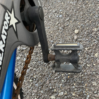 【引き渡し予定者様決定】子供用自転車　訳あり(ペダル）14インチ　ヘルメット付の画像