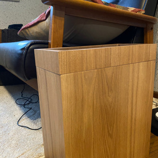 木製　ゴミ箱の画像