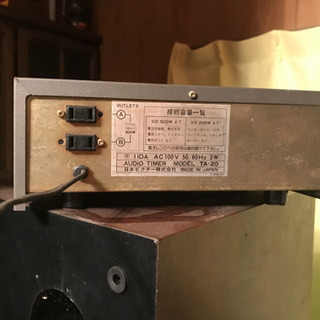 victor ta-20 ビクターオーディオタイマー   部品取りなどの画像