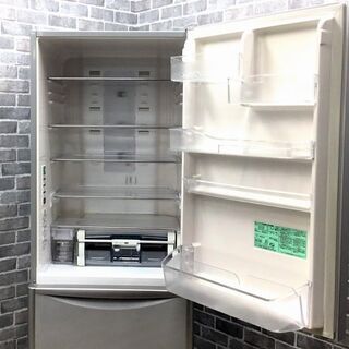 シンプル冷蔵庫 ハッピー西葛西店】3ドア 365L 冷蔵庫 右開き 日立 2013年式 ID:58312