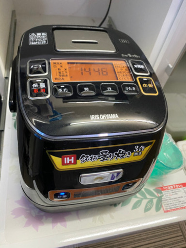 美品 アイリスオーヤマ 銘柄量り炊き3合