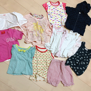 女の子　90 こども服　夏物　夏用ベビー服セット　まとめ売りの画像
