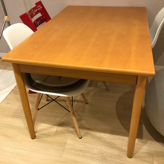 ダイニングテーブル 中古品 約120x80の画像