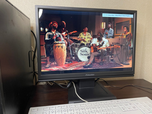 YouTubeも快適に見れます♪スピーカー付きHPパソコン、ディスプレイなど一式