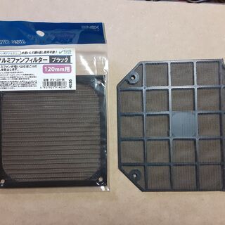 12㎝ファン用　フィルター　2種類　各1枚　2枚セット