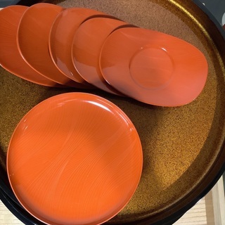 漆塗りお茶うけ小皿