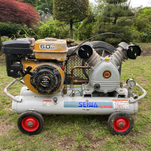 作動確認済み☆精和産業 エンジンコンプレッサー SC-22GRS