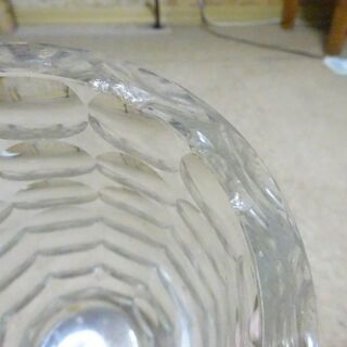 花瓶　ガラス製　大型　２７センチの画像