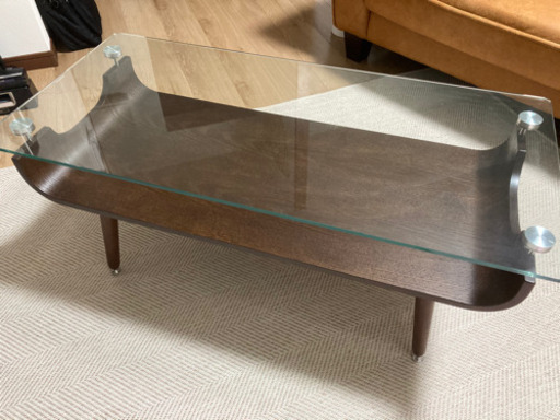 ニトリ　ガラス　センターテーブル