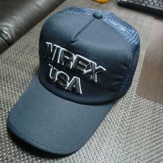 大人用帽子　AVIREX USA 　ネイビー
