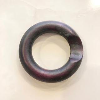 【ネット決済・配送】箸置き　1個　1つ　円形　丸形　型　シングル　独身　1人用　木製　木目　レトロ　アンティーク　ヴィンテージ　ビンテージ　和風 Chopsticks holder rest circle round single wood wooden retro antique vintage Japaneseの画像