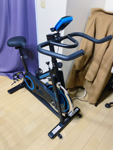 【値下げ】スピンバイク　ほぼ新品　#フィットネスバイク #室内バイク #エアロバイク #ダイエットバイク