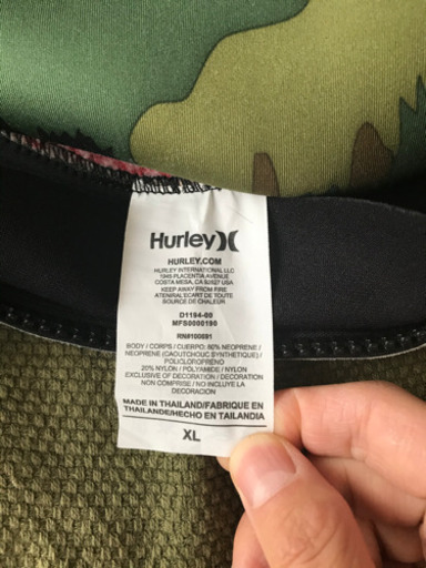 Hurley FUSION ウェットスーツ　手渡し歓迎
