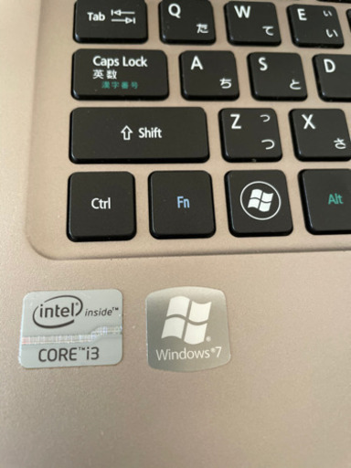 windows7 intel corei3, 初期化済み　商談中