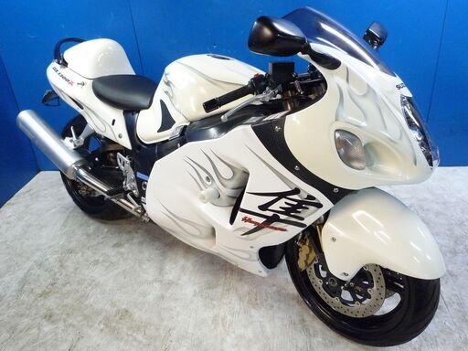 SUZUKI GSX1300R 隼 白 車検残R3/8 名変で乗れる 春のお値引きキャンペーン 期間限定 諸経費０円 始動確認済み 即納車有り 横浜 都筑 宮前