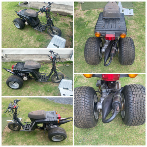 ジャイロX☆2スト☆レストアベース☆カスタム途中☆初爆確認済☆ミニカー☆3輪車☆書類あり☆