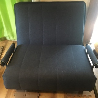 ソファーベット（ネイビー）三つ折りタイプ　お譲りします