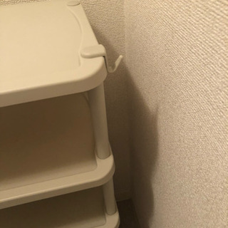 【取引決定しました】シューズラック 5段 アイボリーの画像