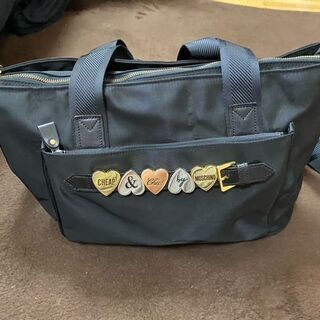 ５０００円！ＭＯＳＣＨＩＮＯ　バッグ　ＢＡＧＧ　モスキーノ　トートバッグ　　　　の画像