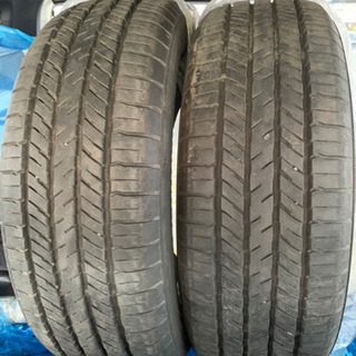 225/60R17 ヨコハマ夏タイヤ 2本セット バリ溝 17年製造