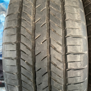 225/60R17 ヨコハマ夏タイヤ 2本セット バリ溝 17年製造の画像