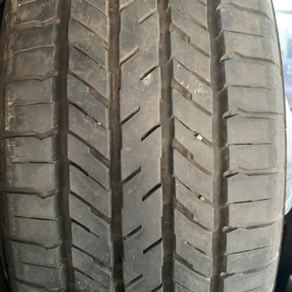 225/60R17 ヨコハマ夏タイヤ 2本セット バリ溝 17年製造の画像