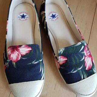 CONVERSE  花柄スリッポン