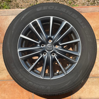 CX-5純正アルミホイール、タイヤ17インチ4本　225/65R...