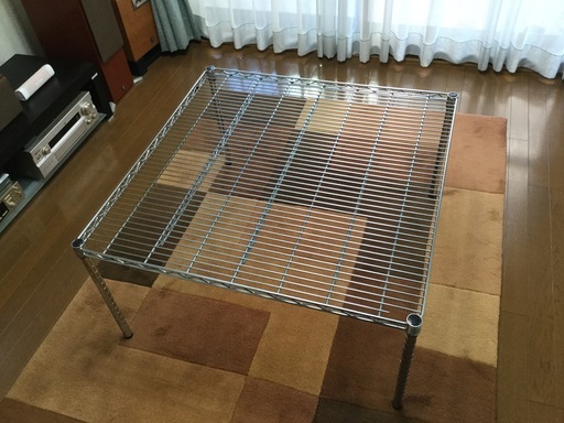 【USED】ルミナス　レギュラースチールラック　90cm×90cm  ポール47cm  2セット