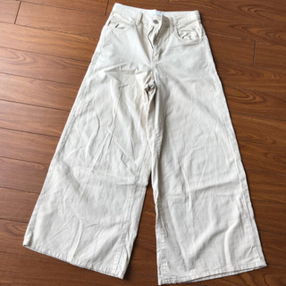 ワイドパンツ　ガウチョパンツ　UNIQLO