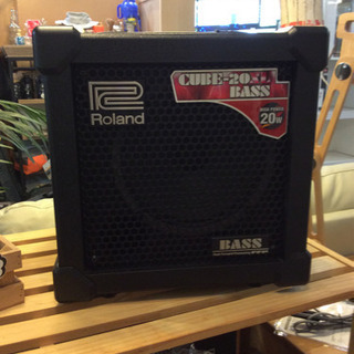中古品 Roland ベースアンプ（20W）CB-20XL