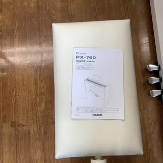 電子ピアノ CASIO PX-760 イス付 2015年製の画像