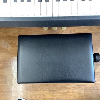 電子ピアノ ROLAND HP205-SB イス付 多数ハガレ有の画像
