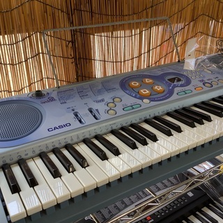 キーボード CASIO LK-39 アダプター付