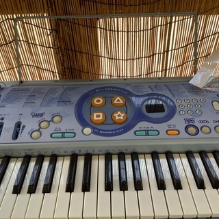 キーボード CASIO LK-39 アダプター付の画像