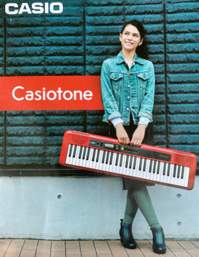 決まりました。CASIO キーボードCTS200保証期間内おまけ付