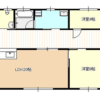 ☆ＤＦ３戸建☆敷金・礼金なし。ペット飼育相談。駐車場無料。４ＬＤＫ。２０帖の開放的なリビングです。 - 鹿嶋市