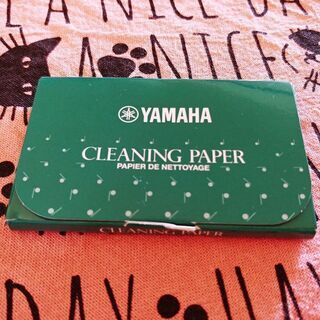 ヤマハクリーニングペーパー★ちょっと使用