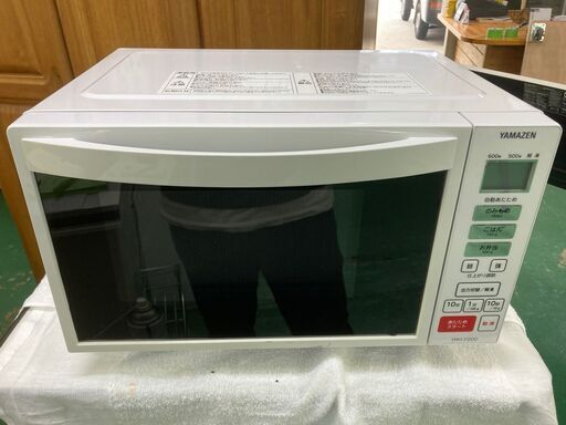 【山善】YRH-F200 電子レンジ 2015年 フラット ヘルツフリー ヤマゼン