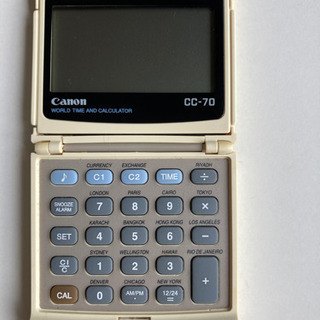 CANON CC-70 フランスワールドカップ 記念時計 電卓の画像