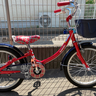 子供　18インチ　女の子　自転車　補助なし