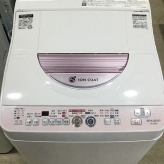 洗濯乾燥機 シャープ 5.5kg/3.0kg  2015年製 ES-T55E7-P