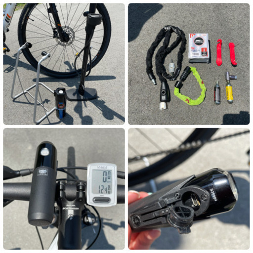 【フル装備】美品 TREK トレック 8.5DS クロスバイク 17.5 ホワイト