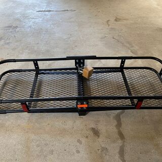 ヒッチキャリアカーゴ 折りたたみ式 車用 150cm 最大積載2...
