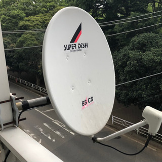 BSアンテナと5mくらいのケーブル