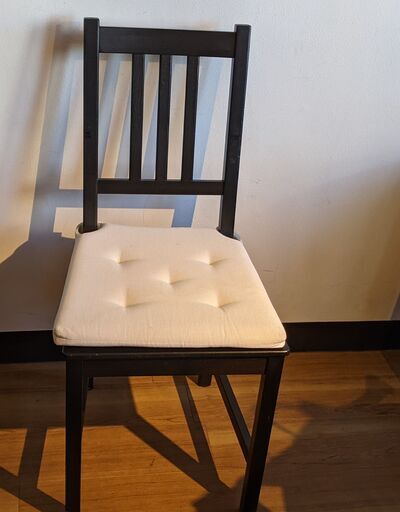 IKEA　椅子　イケア　ダイニングチェア　ブラック　５脚有り