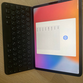 iPad  と　キーボードつき　初期化済み